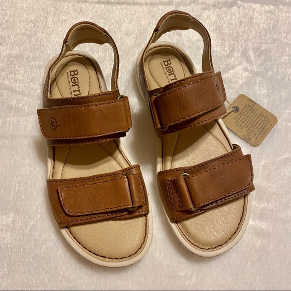 Born Women’s Lot Leather Sandals in Cognac - Picture 2 of 10